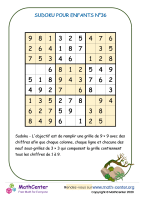 Sudoku n°36
