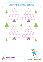 Modelo De Desafio De Árvores De Natal