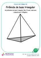 Pirâmide De Base Triangular