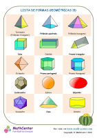 Lista De Formas Geométricas 3D