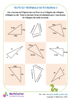 Teste Do Triângulo De Pitágoras 2