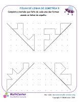 Simetria De Linha Folha 9