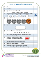 Teste De Matemática Mental 2:4