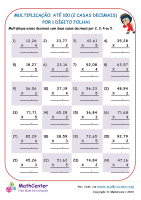 Multiplicação: Até 100 (Casa Decimal 2) Por Dígitos 1 Folha1