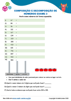 Composição E Decomposição De Números Exame 3