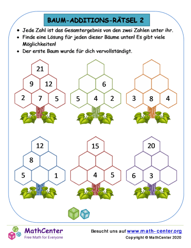 Baum-Additions-Rätsel 2