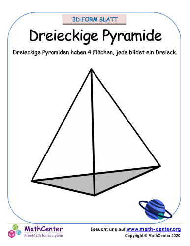 Dreieckige Pyramide