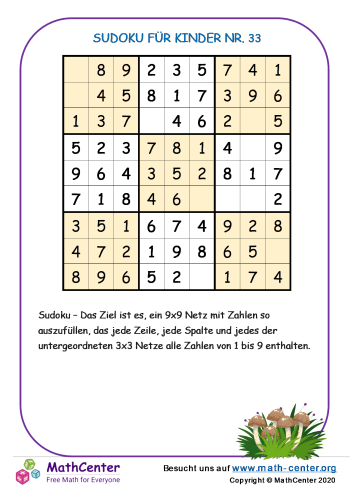 Sudoku Nr.33