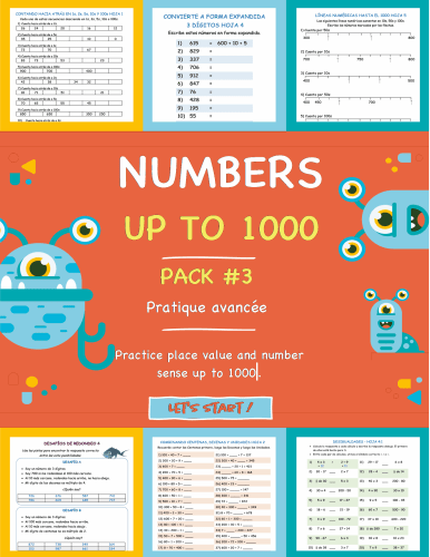 Numbers up to 1000 - Advanced practice