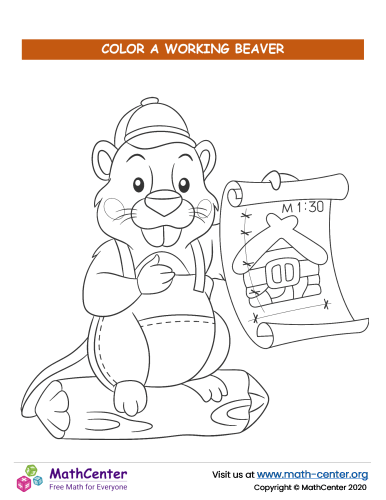 Color The Beaver