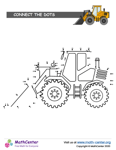 Tractor Dot To Dot To 46