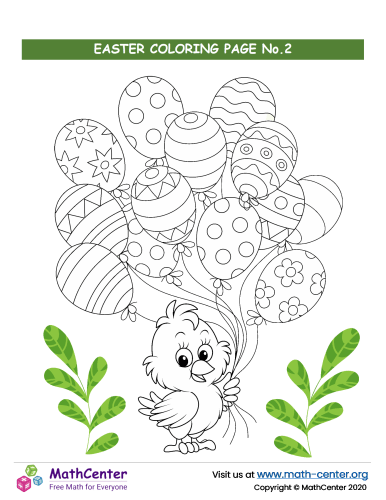 Easter Coloring Page No.2