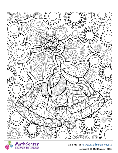 Christmas Bell Coloring Page No.2