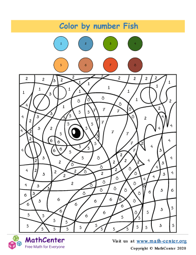 Color By Numbers - Fish