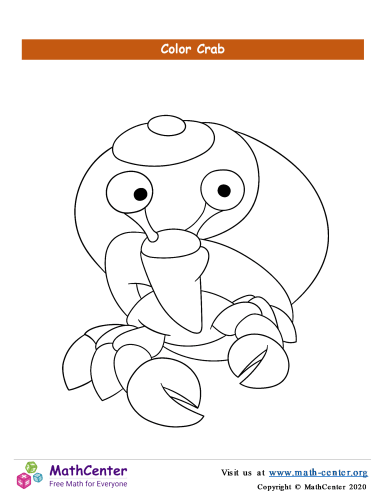 Color The Crab