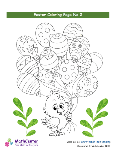 Easter Coloring Page No.2