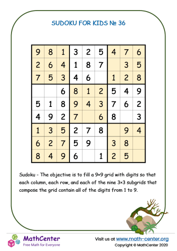 Sudoku No.36