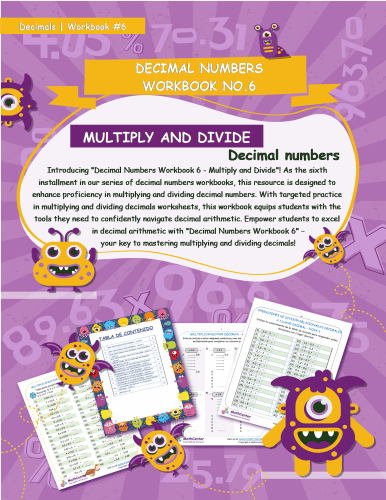 Decimal numbers 6 - Multiply and divide decimal numbers