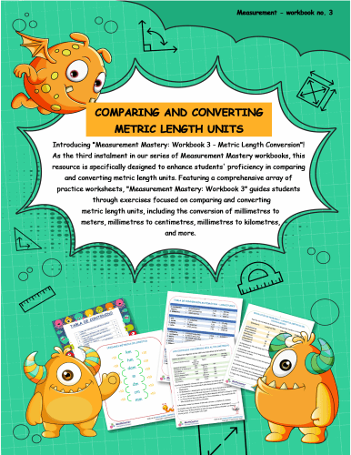 Measurement Mastery 3 - Comparing and converting Metric length units