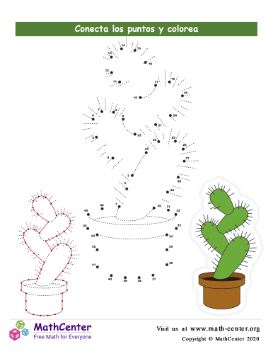 Conecta los puntos Hasta 46 - Cactus