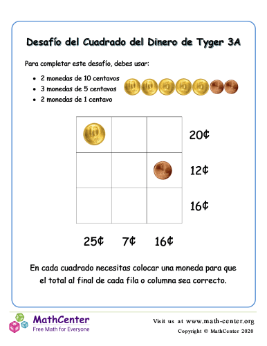 Cuadrado del dinero de Tygers (3A) (Argentina)