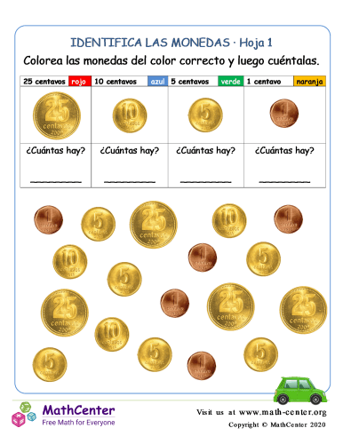 Identifica las monedas (1) (Argentina)
