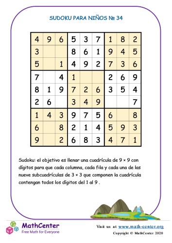 Sudoku N°34