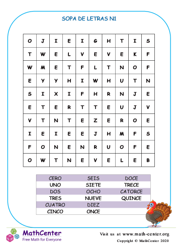 Sopa De Letras N1