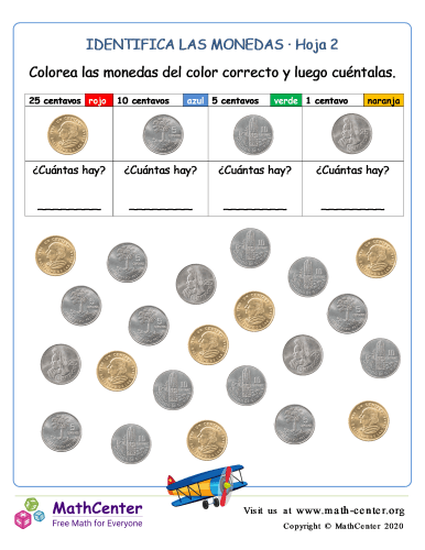 Identifica las monedas (2) (Guatemala)
