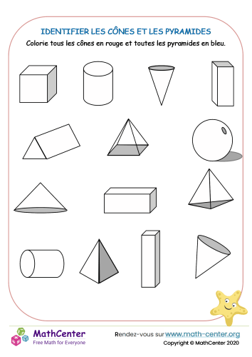 Identifier des cônes et des pyramides