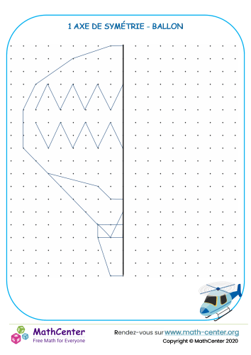 1 - axe de symétrie - ballon