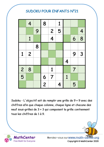 Sudoku n°21