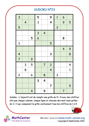 Sudoku n°23