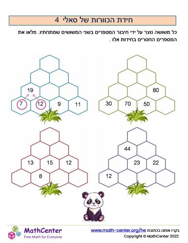 חידת הכוורות של סאלי 4