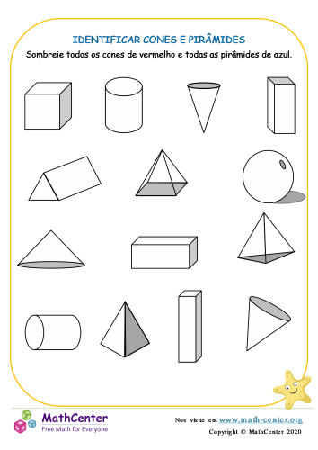Identificar Cones E Pirâmides