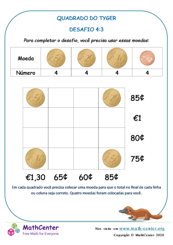 Quadrado De Dinheiro Do Tyger Nº4-2 (Euro)