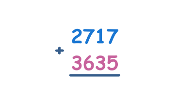 4-digit Addition with regrouping