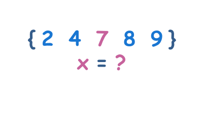 Calculer la médiane (nombre impair de points de données)