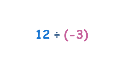 Dividing Negative Numbers