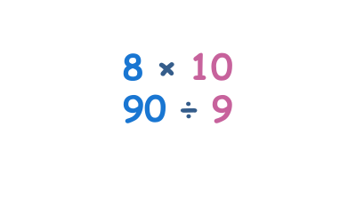 División y multiplicación del 1 al 10