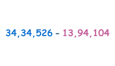 Subtracting big numbers challenges