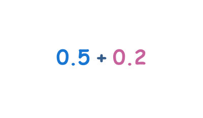 Mental addition of decimals (1dp)