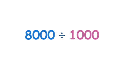 Mental Division by 10s, 100s and 1000s