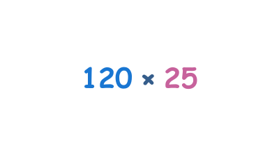 Mental multiplication of 3-digit numbers by 2-digit numbers