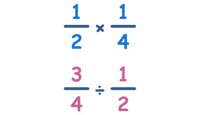 Multiplier et diviser des fractions