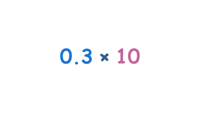 Multiplying decimals by 10s