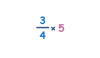 Multiplying fractions by a whole number