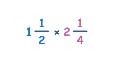 Multiplying Mixed Fractions